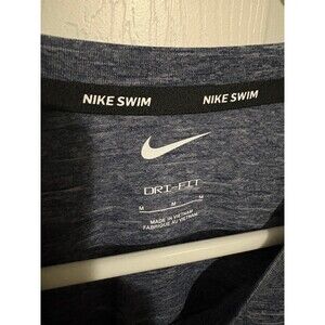 Nike Men's Heathered Short-Sleeve Hydroguard Swim Shirt